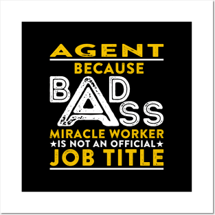 Agent Badass Miracle Worker Posters and Art